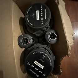 Rockford Punch Speakers and Thramps amp