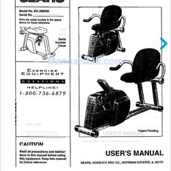 PROFORM® Space Saver 990 s Recumbent Exercise Cycle