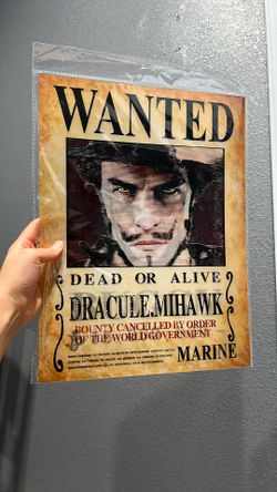 Wanted 3D Lenticular Poster