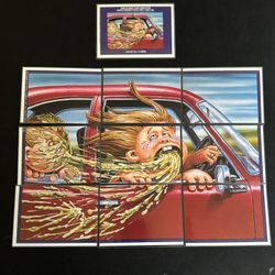Garbage Pail Kids Full Puzzle Of Car Sick Caroline