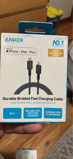Anker Braided USB-C to Lightning Cable 6ft