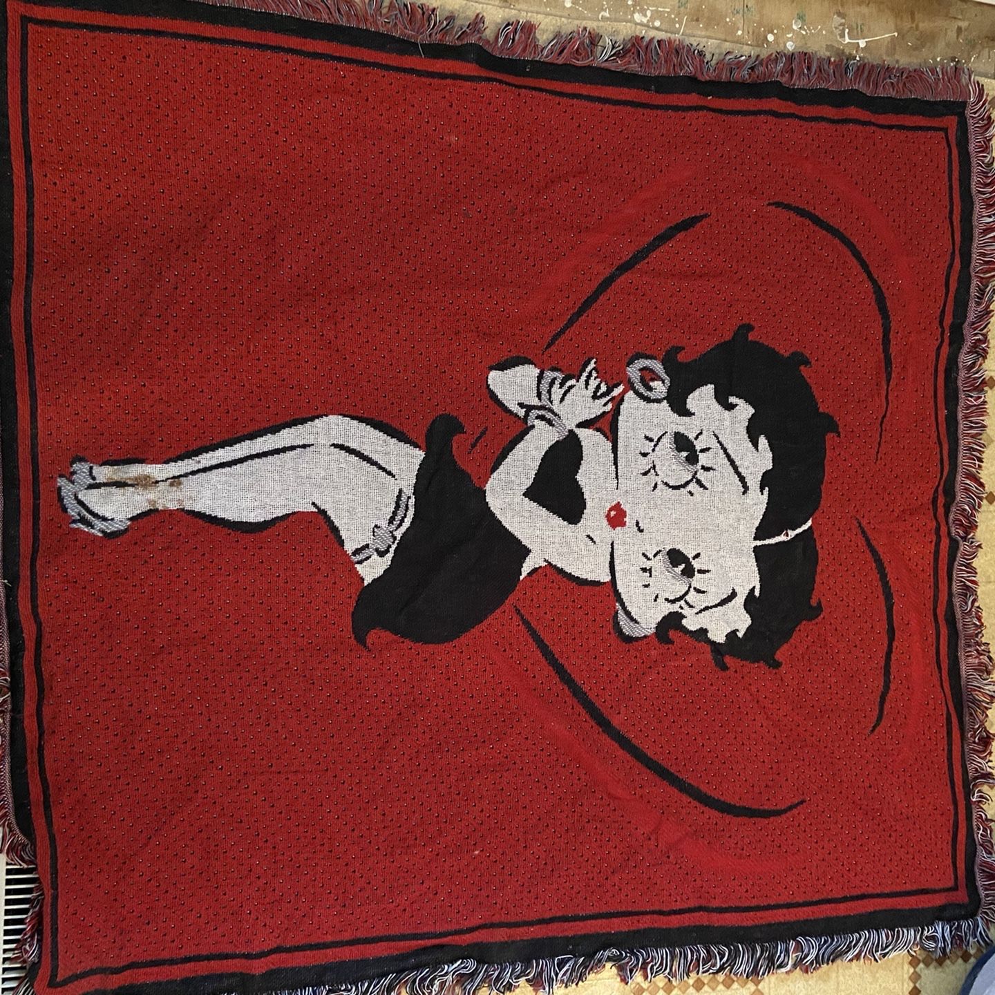 Betty Boop blanket