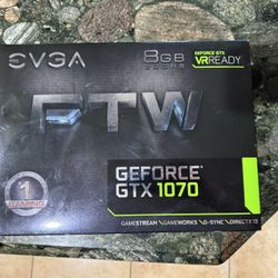 EVGA GTX 1070 FTW 8gb