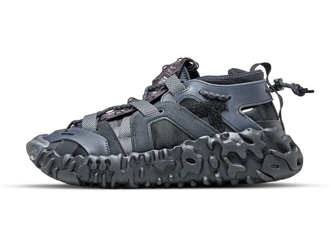 Size 12 Nike ISPA OverReact Sandals Black