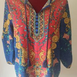 Boho Tunic Top Size Medium