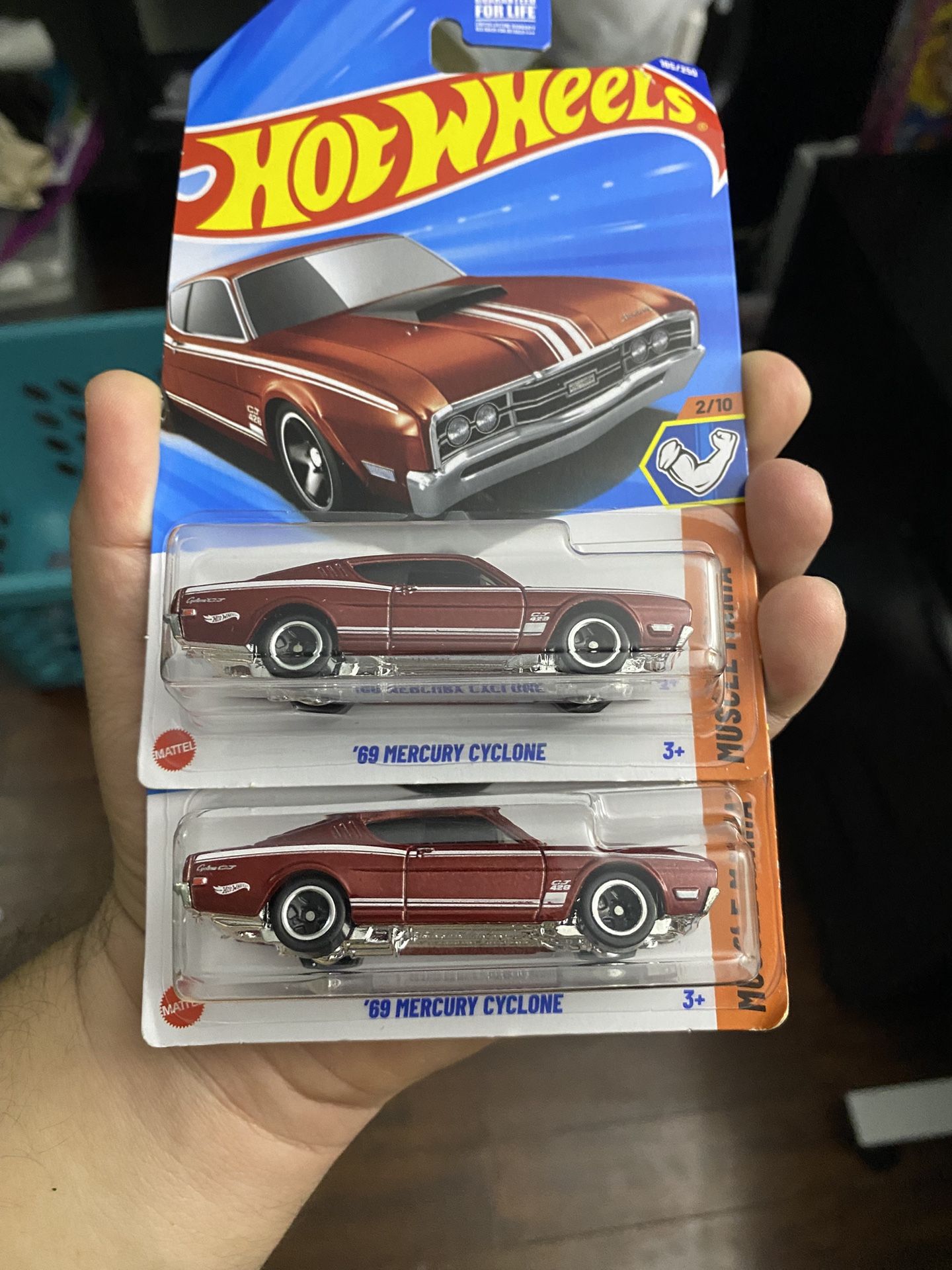 Hot Wheels 🛞 '69 MERCURY CYCLONE $5each