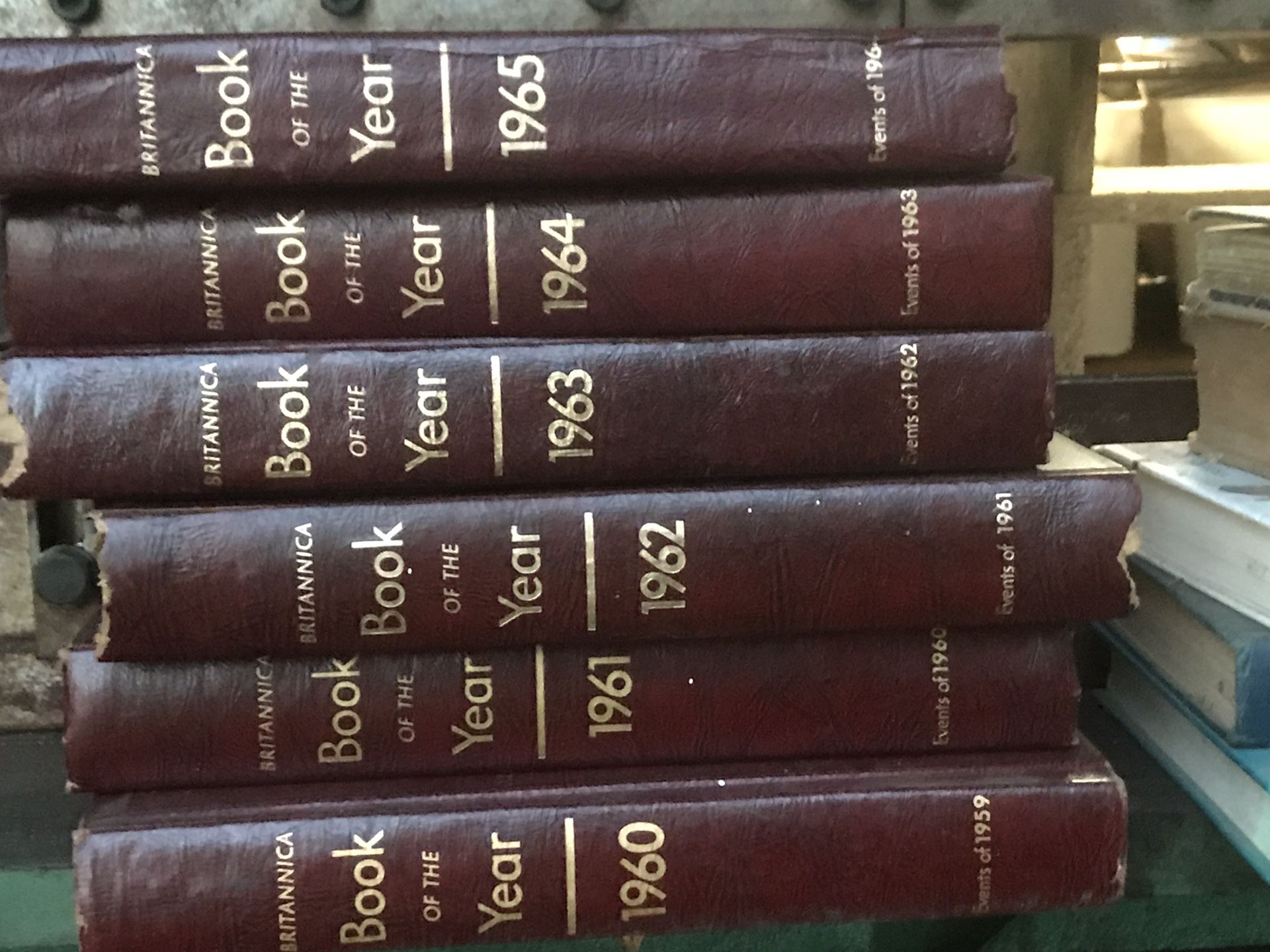 FREE ENCYCLOPEDIAS & 1960 - 65 Book of the Year