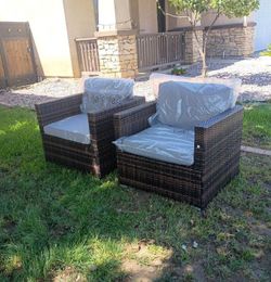 Patio chair set outdoor patio furniture stationary patio chairs brand new oversized patio chairs 🆕☑️🚛🚎
