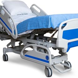 Point A Premium 5-function Full Electric Hospital Bed 5.9” Memory Foam