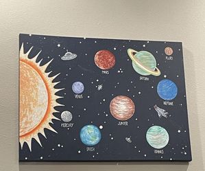 Solar System Kids Art