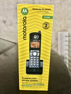 New Motorola Phone (Black) 