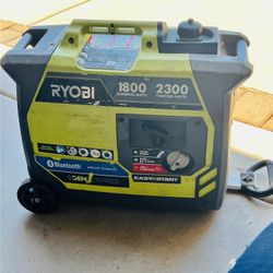 RYOBI 2,300-Watt Recoil Start Bluetooth Super Quiet Gasoline Powered Digital Inverter Generator
