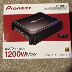 Pioneer GM-DX874 4-Channel Amp