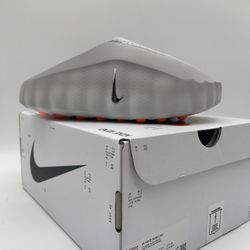 Women’s 8 Nike Mind 001 Light Smoke Grey Slides  