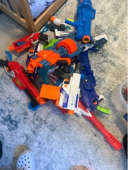 Nerf guns and other brands
