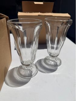 Retro Milkshake /Ice Cream Glasses