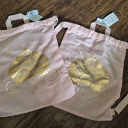 Disney Parks Bibbidi Bobbidi Boutique Drawstring Backpack Bag Cinch Sack NEW