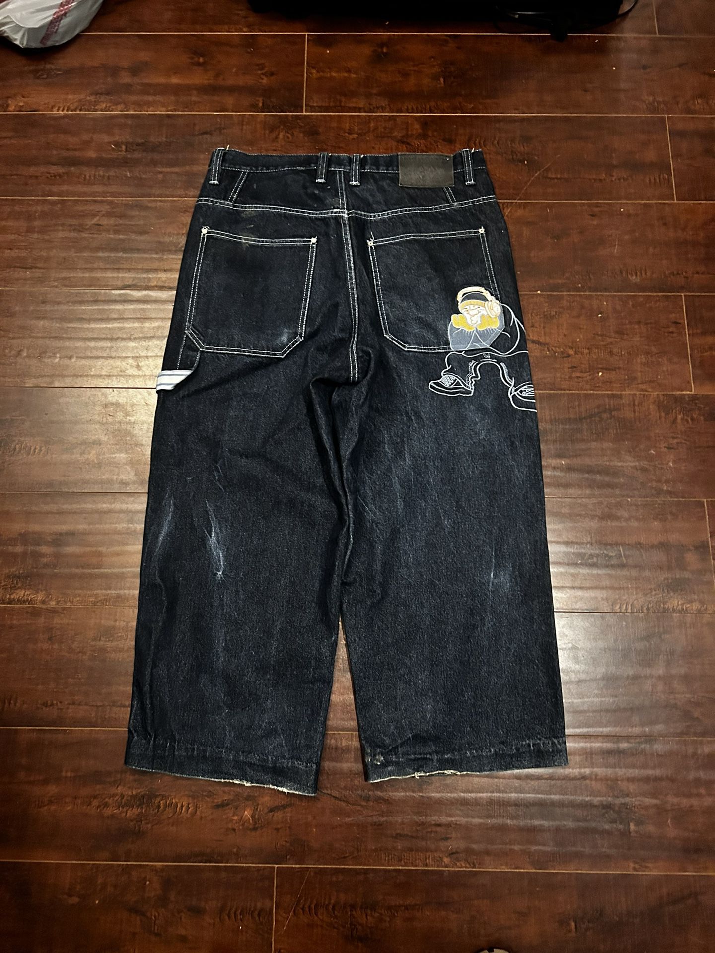 Southpole Baggy Embroidered Jeans