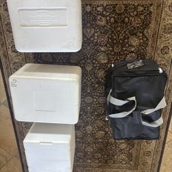Large Styrofoam Boxes And Food Delivery Bag