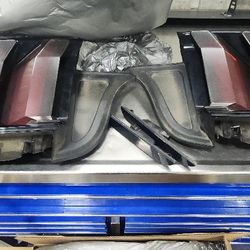 Smoked 18-23 Oem Mustang Taillights And Rear Side Markers. 