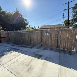 6x10 Chainlink Fence Total 10 Panels  