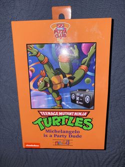 Teenage Mutant Ninja Turtles NECA Pizza Club Michaelangelo (Cartoon)