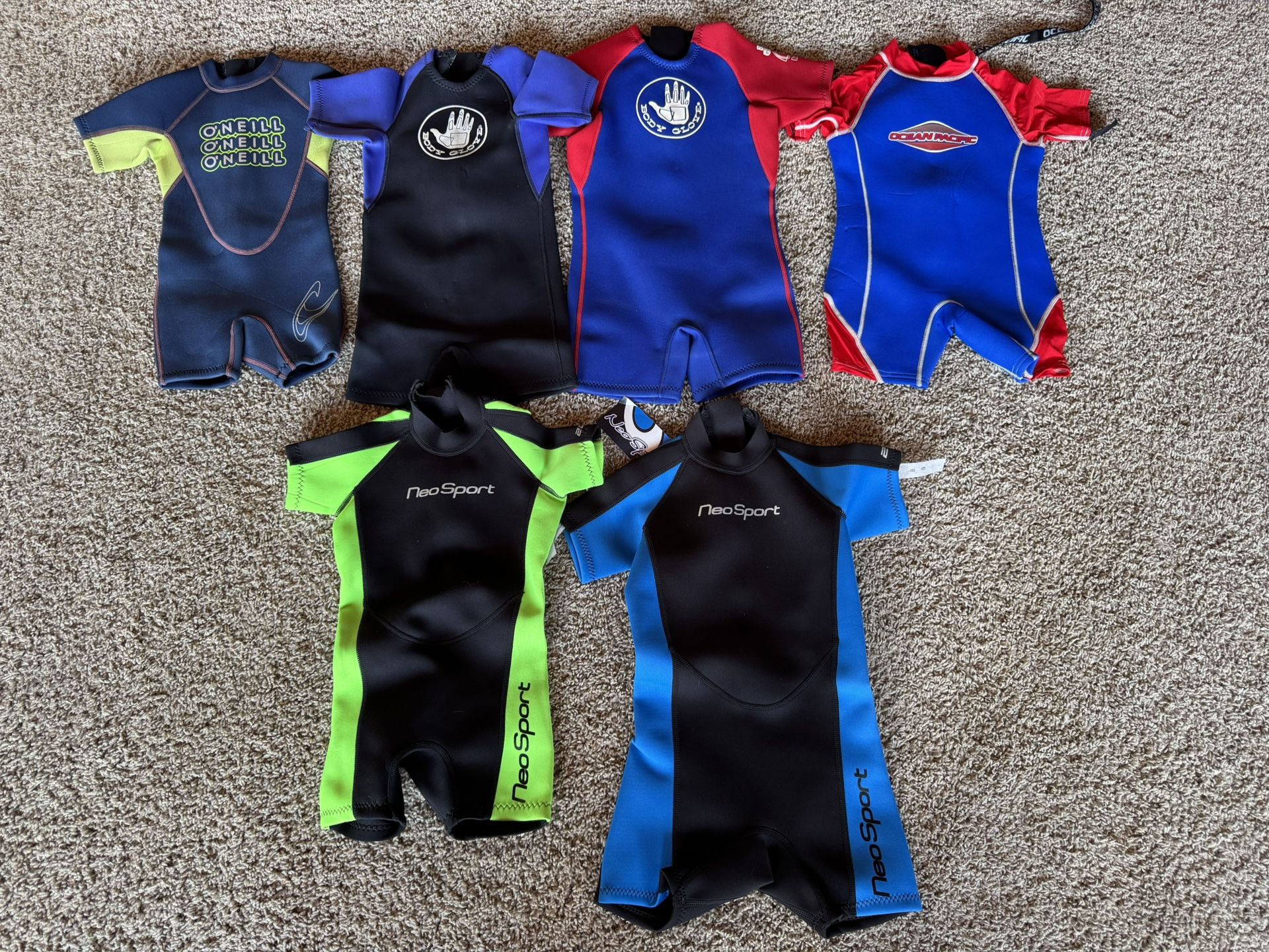 Toddler/Small Child Short Wetsuits Mid