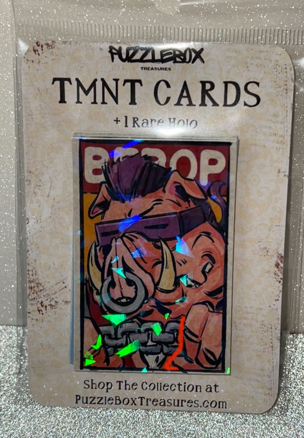 TMNT Ninja Turtles Cards ~ Ultra Rare Collectible With  Holographic  