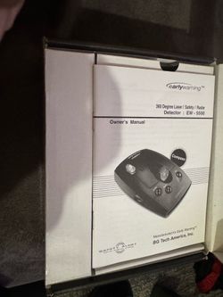 Radar and laser detector