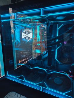 Blacked out gaming pc