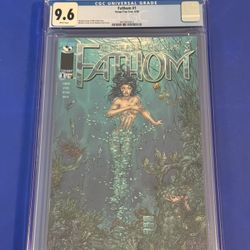 Fathom 1 CGC 9.6 1st Appearance Aspen Matthews Top Cow Michael Turner Comic 1998