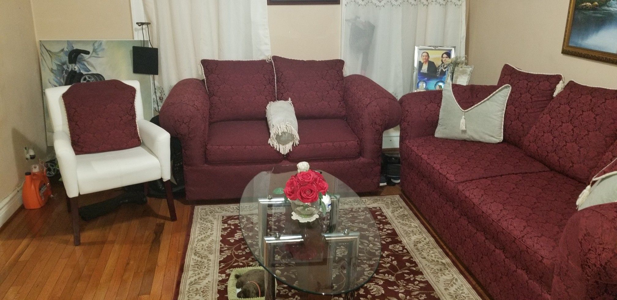 Sofa and loveseat