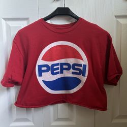 Pepsi Cropped Shirt 