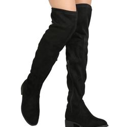 Thigh High Black Boots Size 10