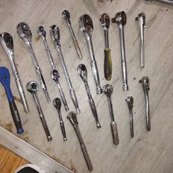 Lot Of 20 Ratchets Craftsman,Duralast,Hart, Pittsburgh 