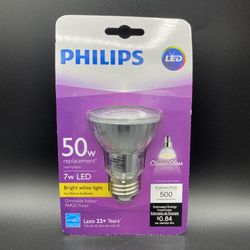 Philips PAR20 LED 50W Replacement Bright White Light Light Bulb FS