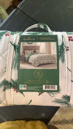 3 PC Winter/Christmas Quilt Set