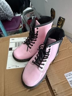 Pink girls doc martens size 11