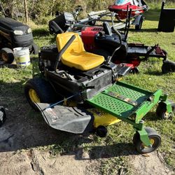 John Deere Z235 zero-turn lawn mower. 