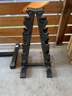 A-Frame Dumbbell Rack