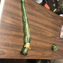 Vino Rosso Pistol Shaped Wine Bottle 17”