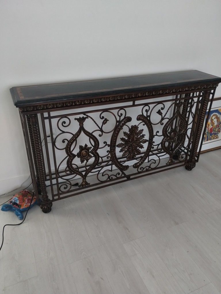 Table Iron Console Table $150