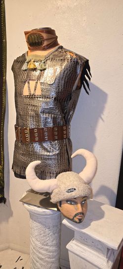 Handmade Viking Warrior Costume Set,4 piece