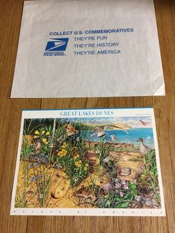 Great Lake Dunes Full Sheet Of Ten