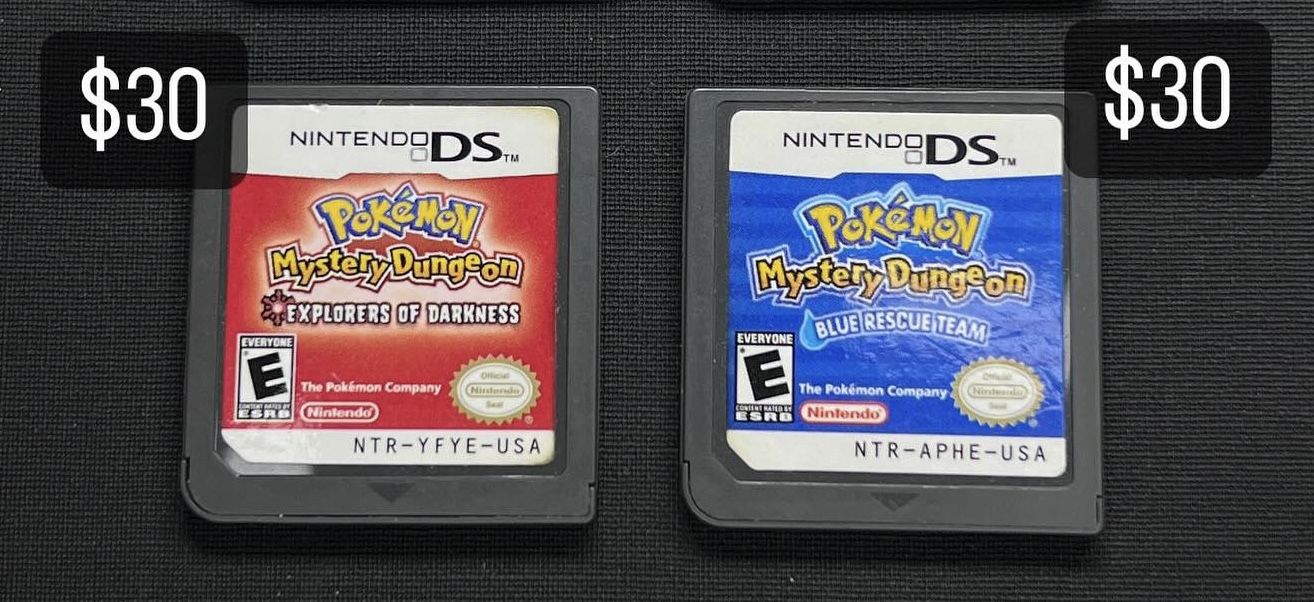 Pokémon DS Mystery Dungeon Games
