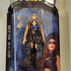 ALL ELITE WRESTLING SERIES 11. UNMATCHED COLLECTION #87. SKYE BLUE 6 " ACTION FIGURE.