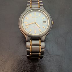 Seiko Titanium 35 mm Men's Quartz Watch