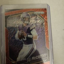 Prizm JJ McCarthy Shimmer Red