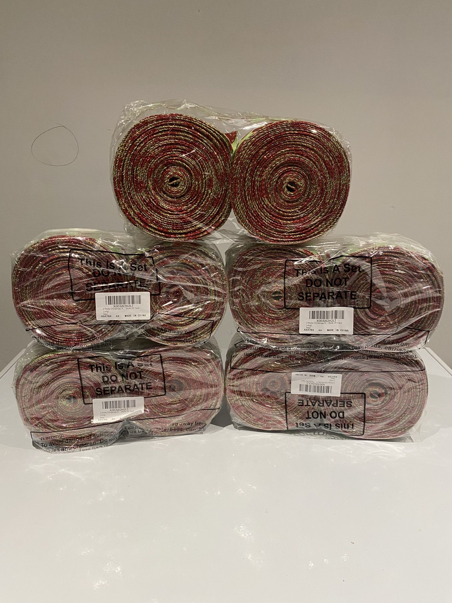 Christmas ribbon Roll