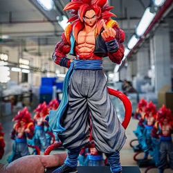 Super Saiyan 4 Gogeta Deluxe Edition (3 Exchangeable Hands) Dragon Ball GK Statue Figure Collectible Model Gift